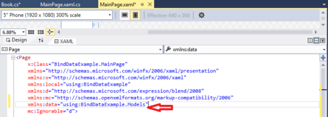 xaml namespace